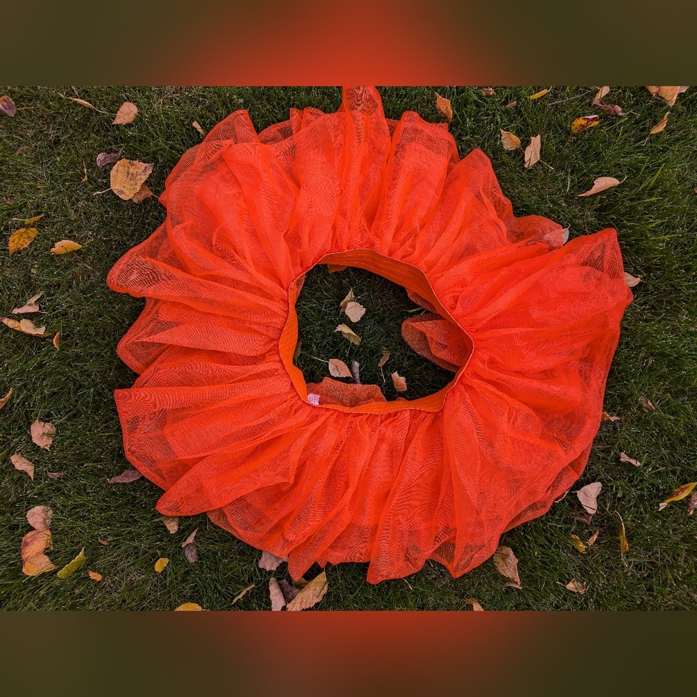 orange tutu costume
